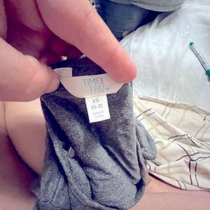 Time and Tru grey dress XS 0-2
